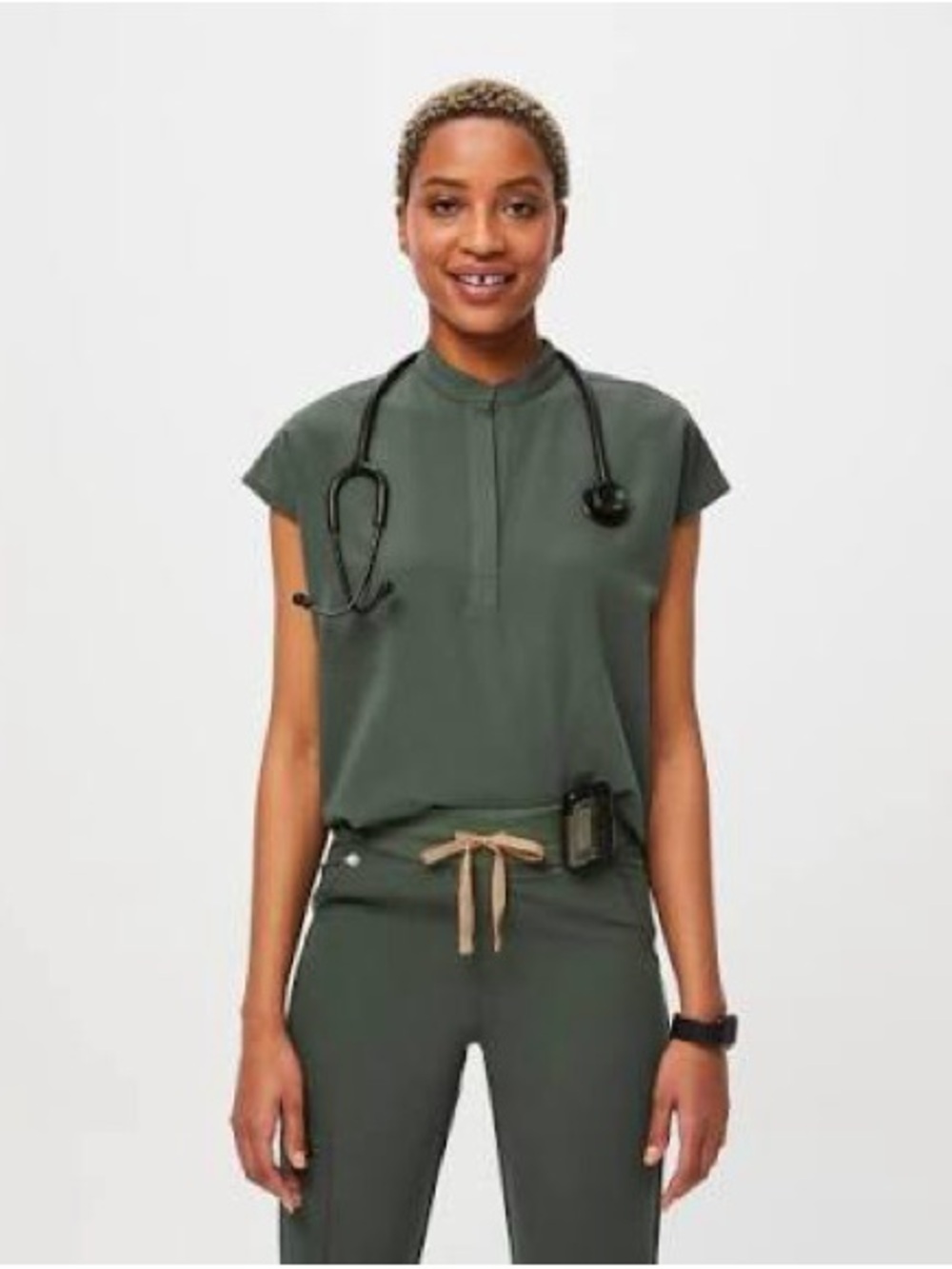 Women’s Moss Rafaela Oversized Scrub Top